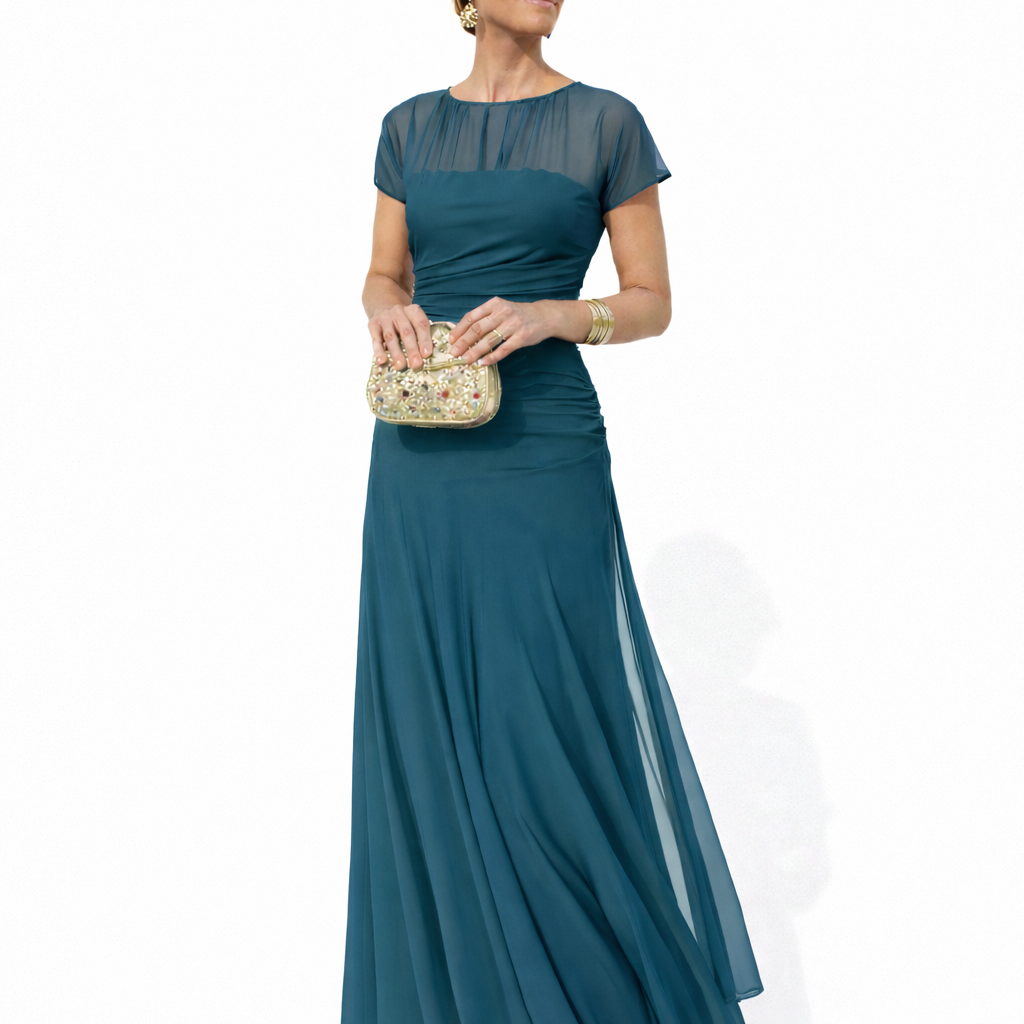 Veloria | Elegantna široka cvjetna haljina za žene
