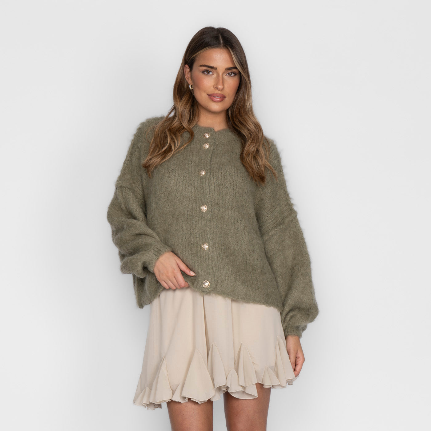 Ultra Mekani Kratki Kardigan "CozyGlam"