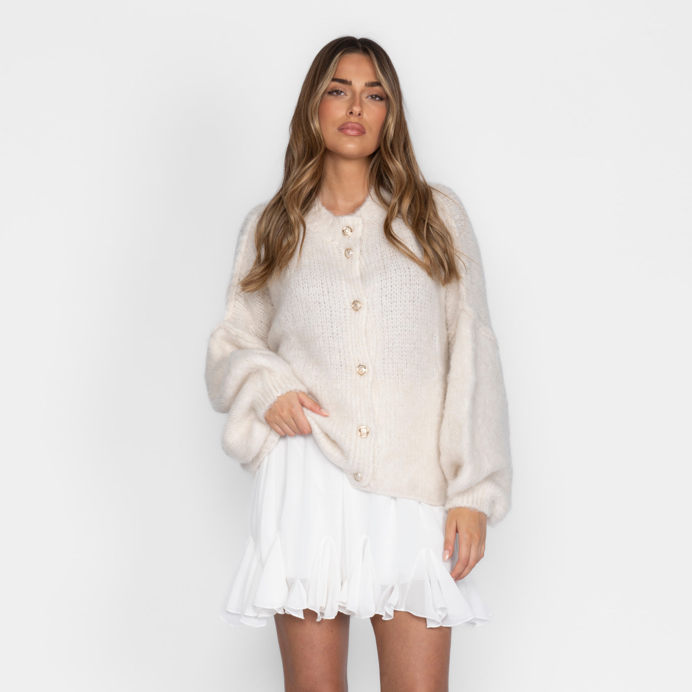 Ultra Mekani Kratki Kardigan "CozyGlam"