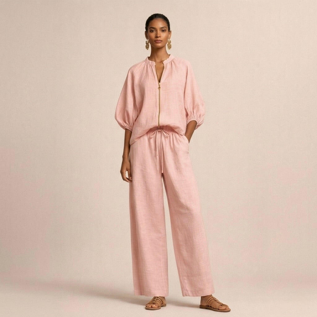 Adelina – Komplet sa bluzom i pantalonama