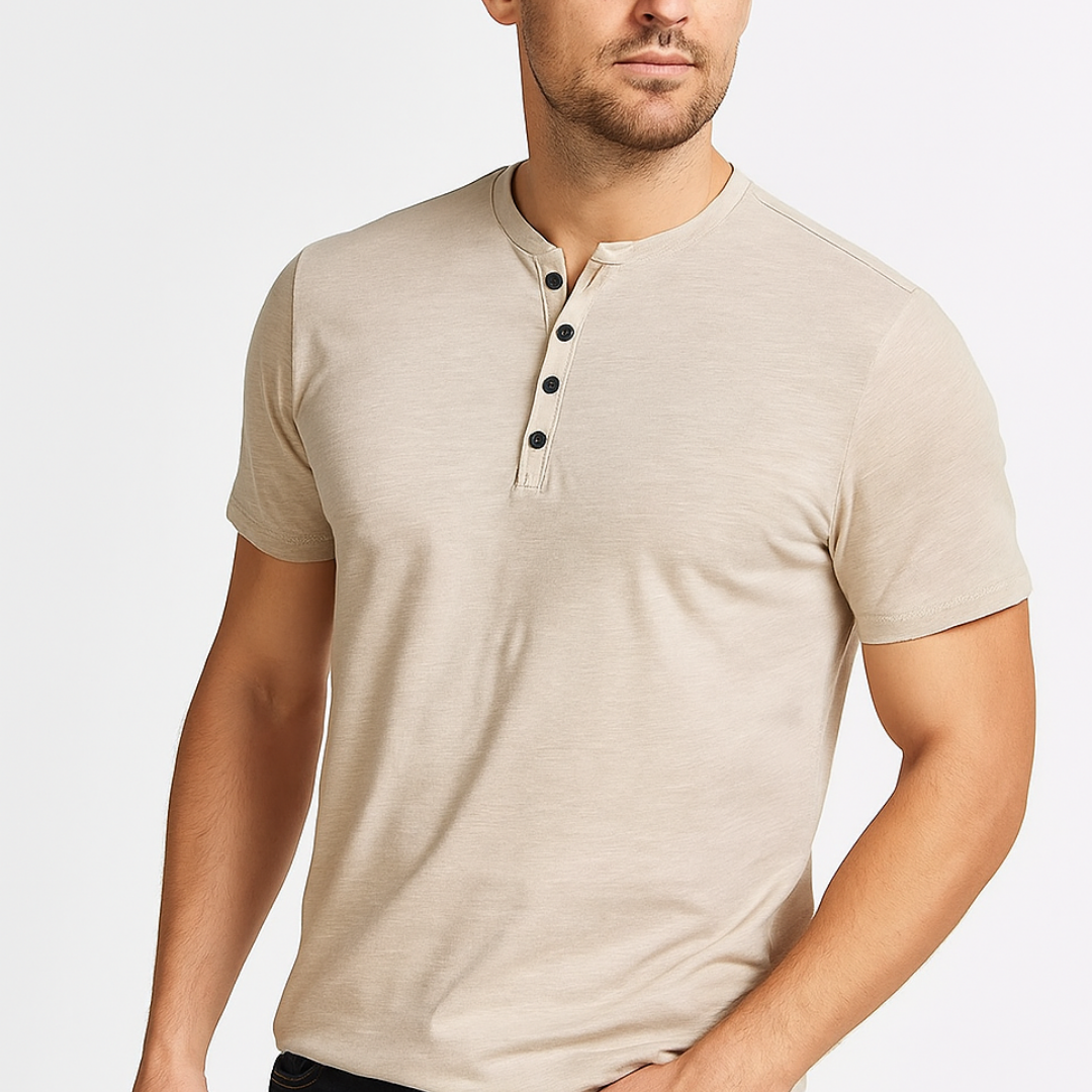 Henley majica – kragna sa dugmadima