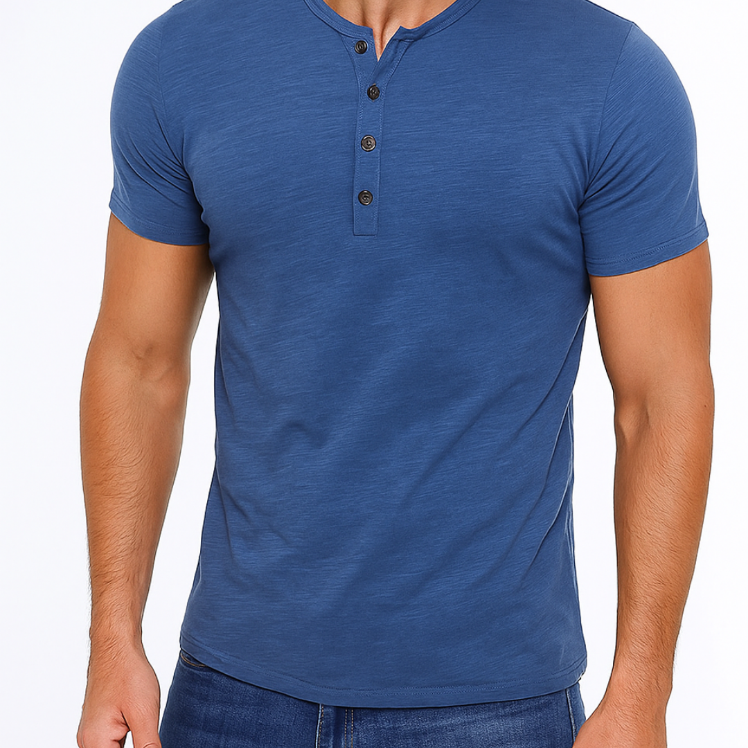 Henley majica – kragna sa dugmadima