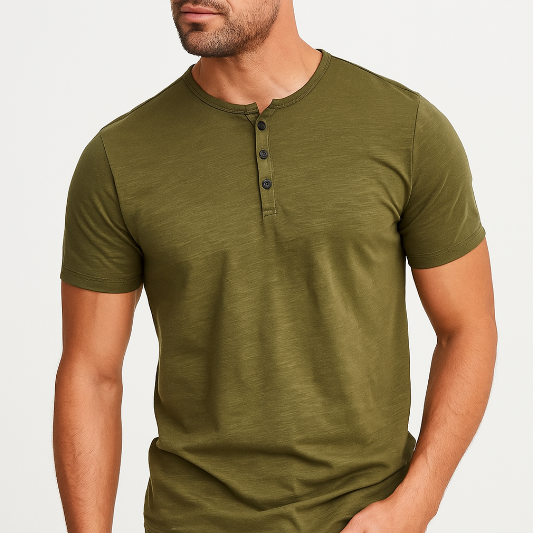 Henley majica – kragna sa dugmadima