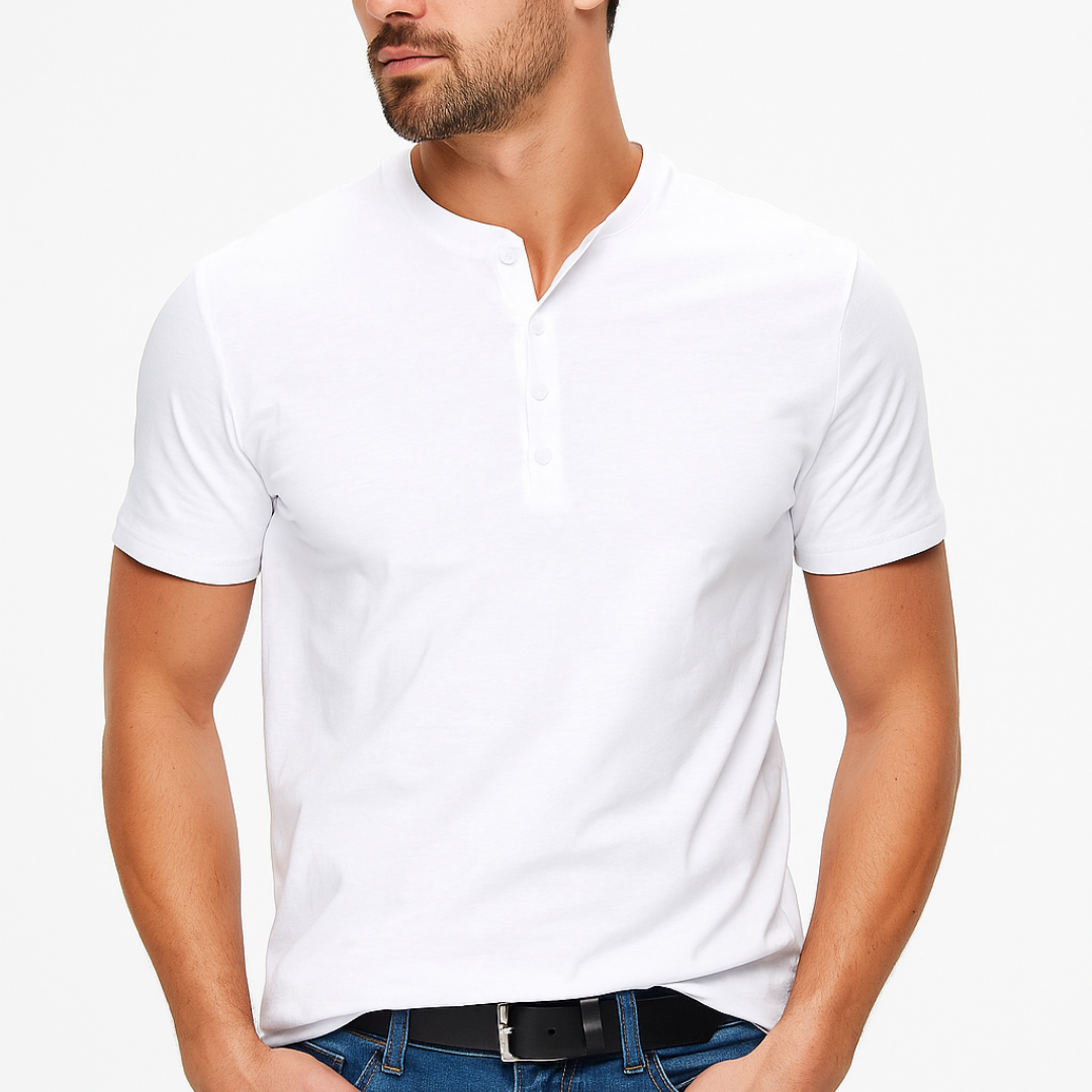Henley majica – kragna sa dugmadima