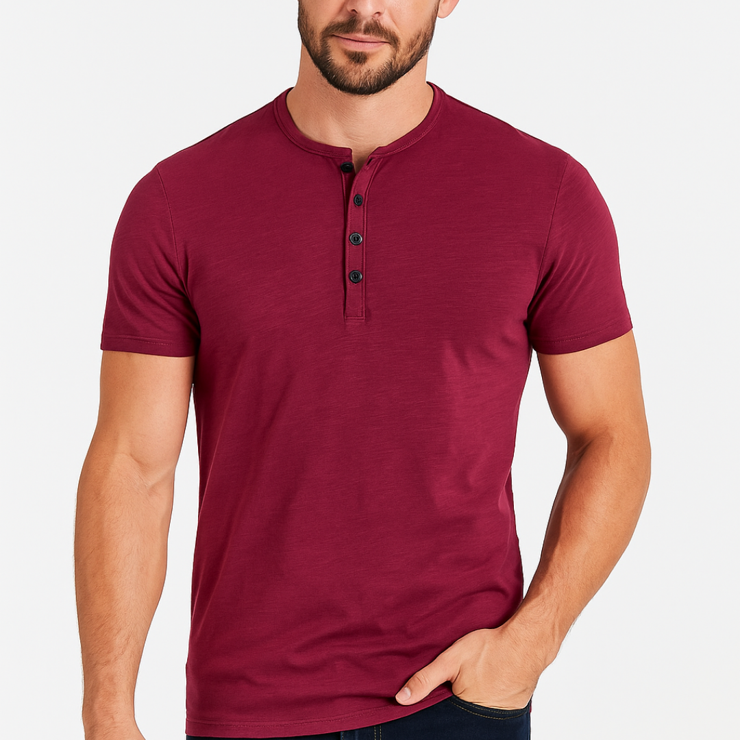 Henley majica – kragna sa dugmadima