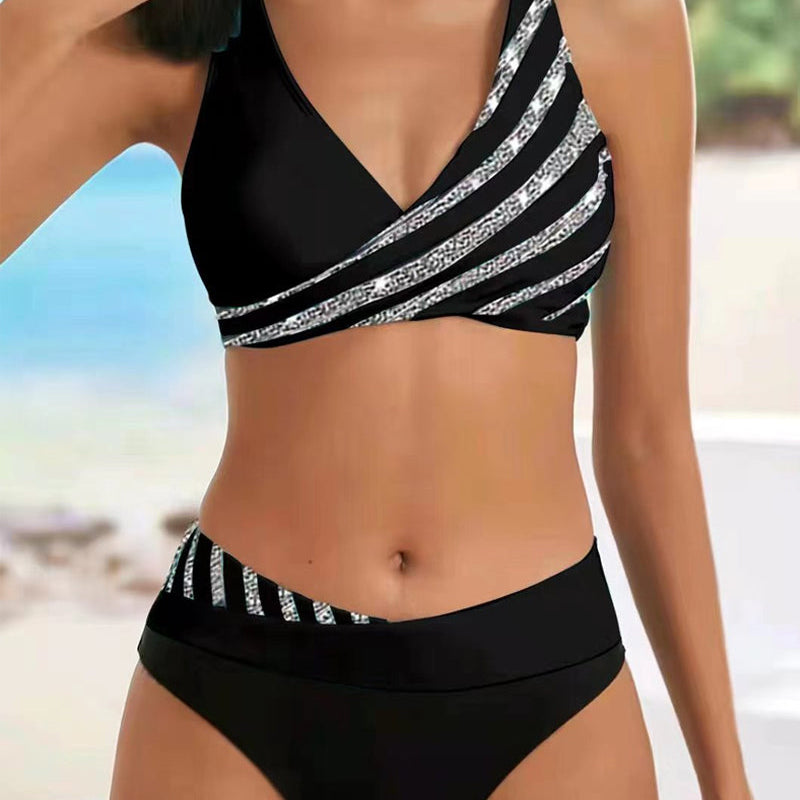 Mona - Printani Bikini u Toplim Tonovima