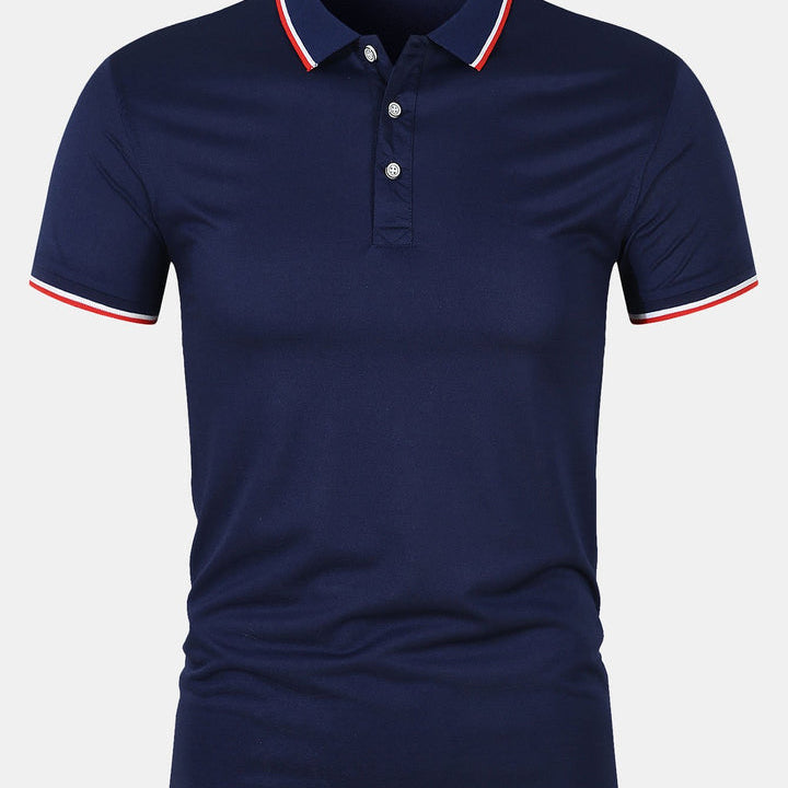 Polo majica – pletena sa kopčanjem