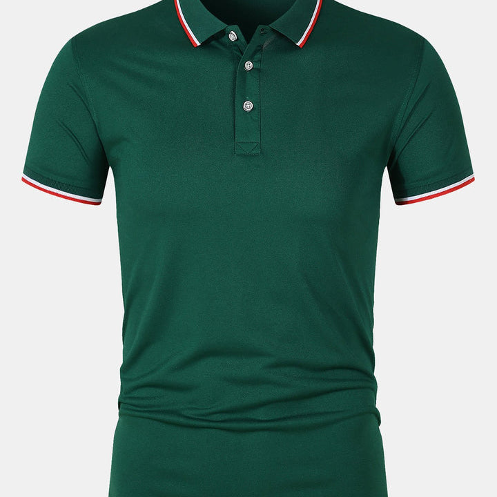 Polo majica – pletena sa kopčanjem