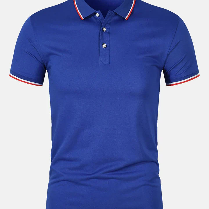 Polo majica – pletena sa kopčanjem
