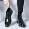 Carlos – Klasične kožne cipele sa brog detaljima