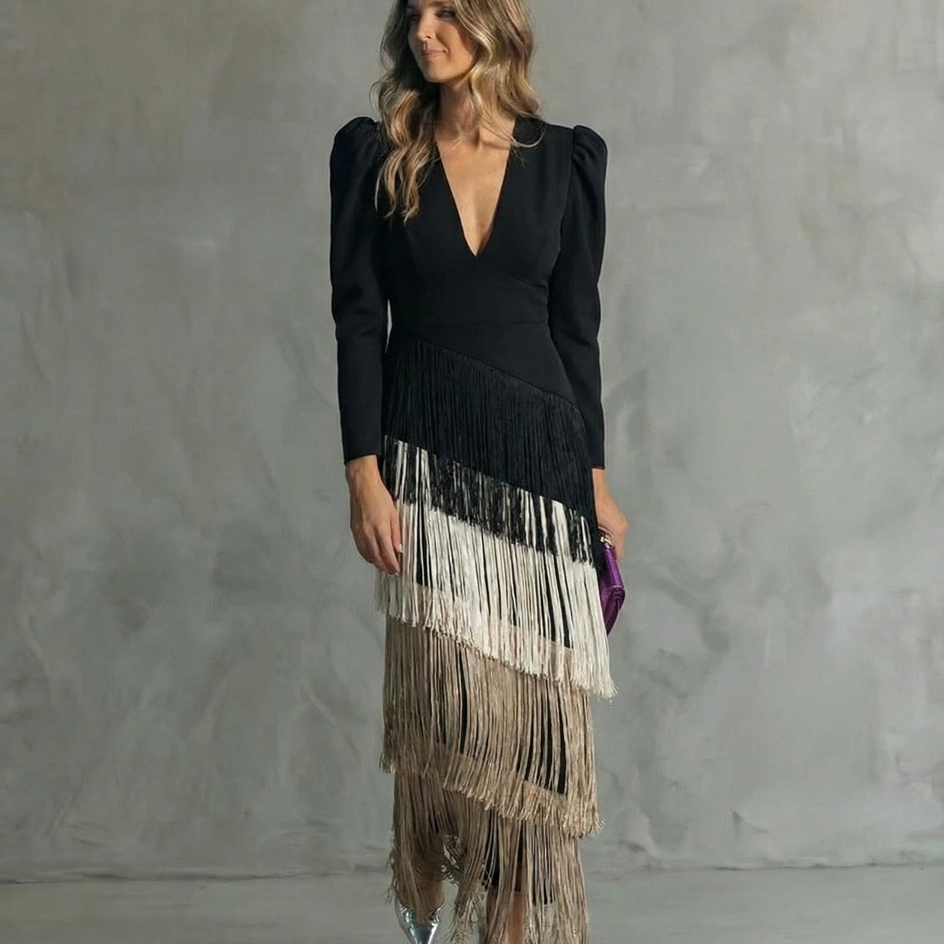 Clara · Elegantna ženska haljina sa resastim rukavima