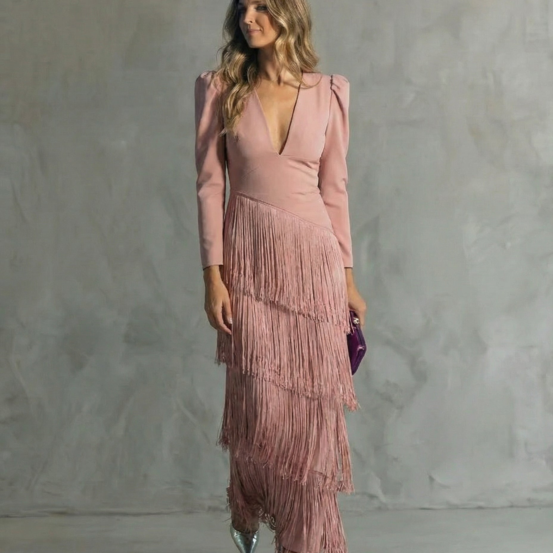 Clara · Elegantna ženska haljina sa resastim rukavima
