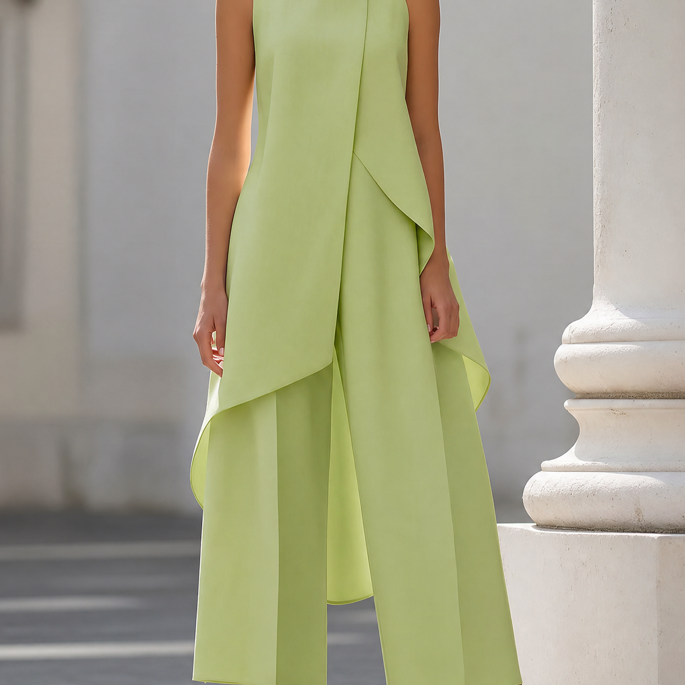 Martina – Minimalistički komplet sa topom i pantalonama
